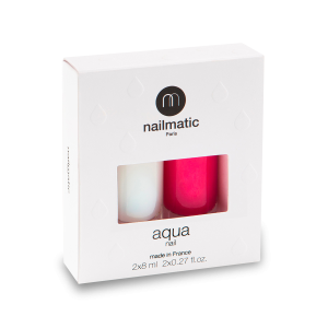 Zestaw AQUA nail – Baza i lakier nawierzchniowy + JACKIE - delikatny różowy z połyskiem