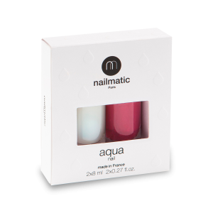 Zestaw AQUA nail – Baza i lakier nawierzchniowy + ROSEMAY - brudny róż