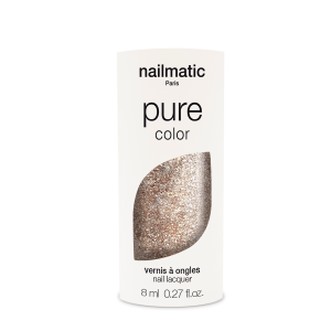 Organiczny lakier do paznokci - LUCIA - Złoty Brokat