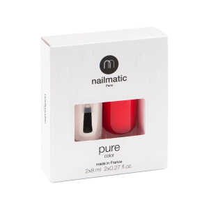 Zestaw na bazie roślin - Baza i lakier nawierzchniowy 2 w 1 + HEDI - Koralowy