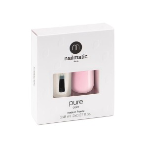 Zestaw na bazie roślin - Baza i lakier nawierzchniowy 2 w 1 + ANNA - Różowy