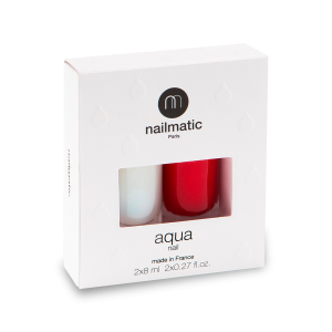 Zestaw AQUA nail – Baza i lakier nawierzchniowy + AIRELLE - żurawinowa czerwień