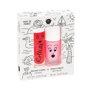 Nailmatic Holidays - Wakacje – zestaw błyszczyku i lakieru