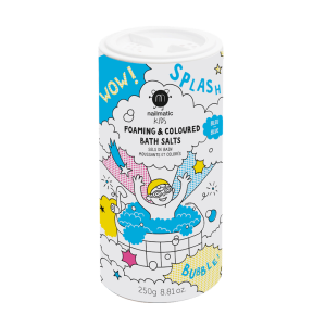 Nailmatic Blue Salts – niebieska pieniąca się sól do kapieli dla dzieci