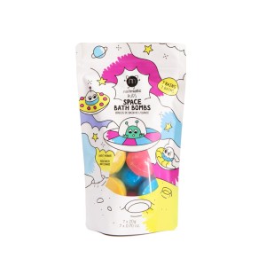 Nailmatic Space Bath Bomb - Musujące dyski do kąpieli