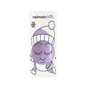 Nailmatic Piglou - liliowy lakier do paznokci z brokatem