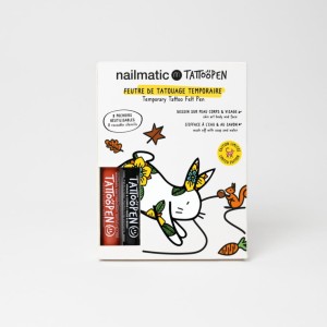 Nailmatic Tattoopen Duo Set Bunny By Ami Imaginaire -  Zestaw Dwóch Pisaków Do Tatuaży Bunny 