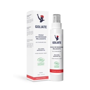 GOLIATE – RELAXING MASSAGE OIL – ORGANICZNY RELAKSUJĄCY OLEJEK DO MASAŻU 100ML