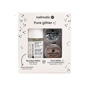 Pure Glitter Large Silver Glitter + Small Gold Glitter
