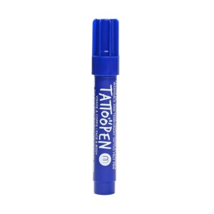 Nailmatic Tattoopen Dark Blue- ciemny niebieski pisak do tworzenia zmywalnych tatuaży 
