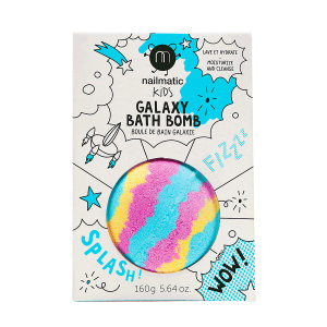 Nailmatic Galaxy – koloryzująca i kojąca kula do kąpieli dla dzieci